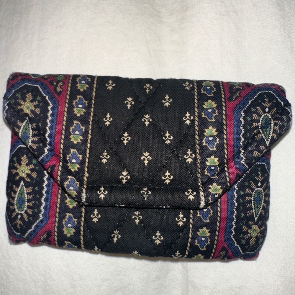 Vera Bradley Retired Rare Tea Garden Credit Card Case 🖤